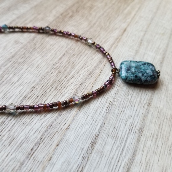 Green Jasper Beaded Necklace - Picture 4 of 5